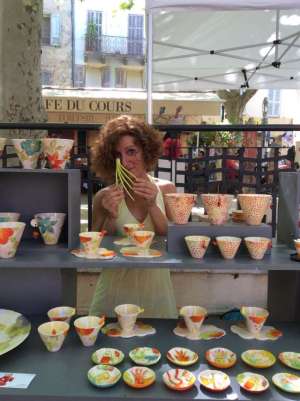 Marché potier de Cotignac, le 9 aout 2019 Marché potier de Cotignac, le 9 aout 2019